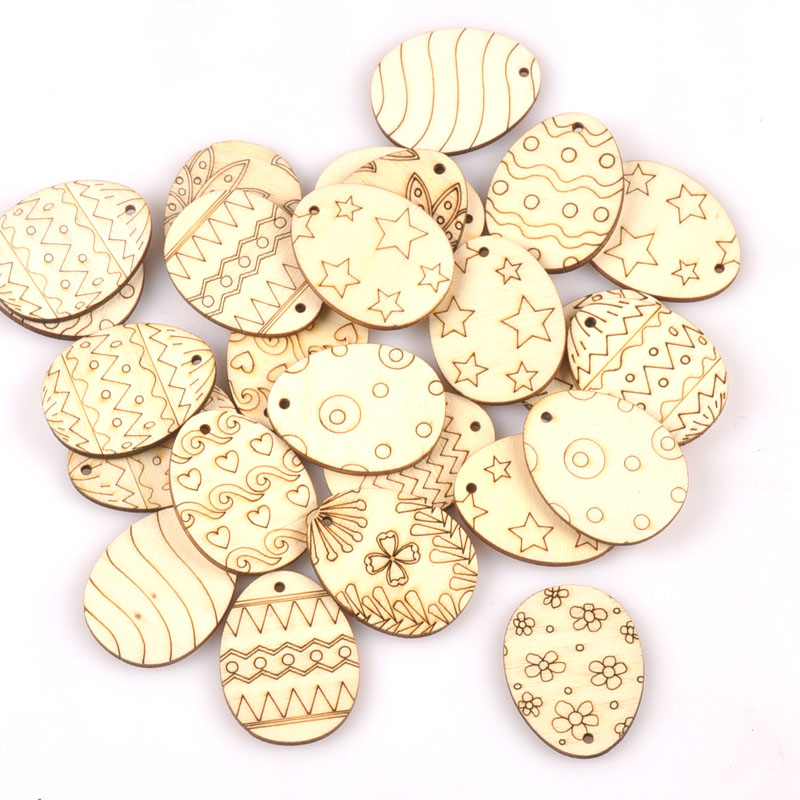 Embellishments For Scrapbooking - 나무 드롭 매달려 장식품에 대 한