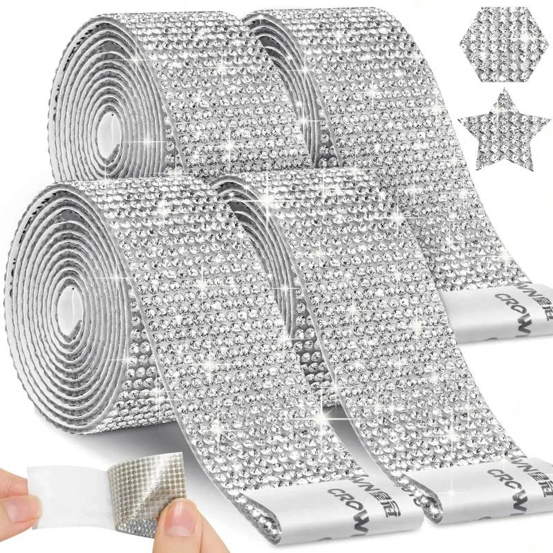 Hotfix Rhinestone Sheet - DIY 신발 의류용 자체 접착 스티커,