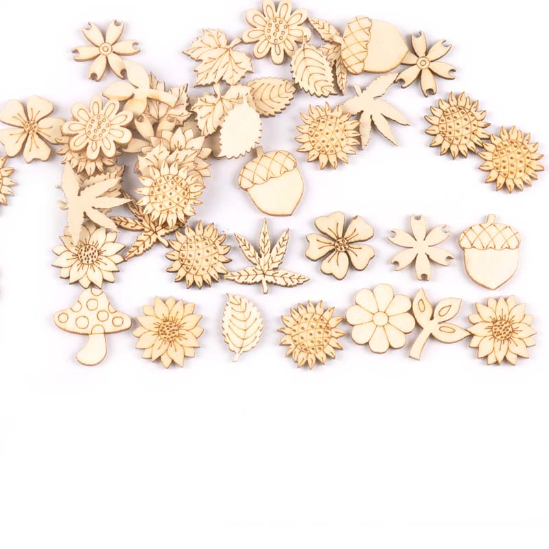 천연 나무 해바라기 잔디 스크랩북 공예품, 가정 장식용 - Craft Embellishment 리뷰 및 가격