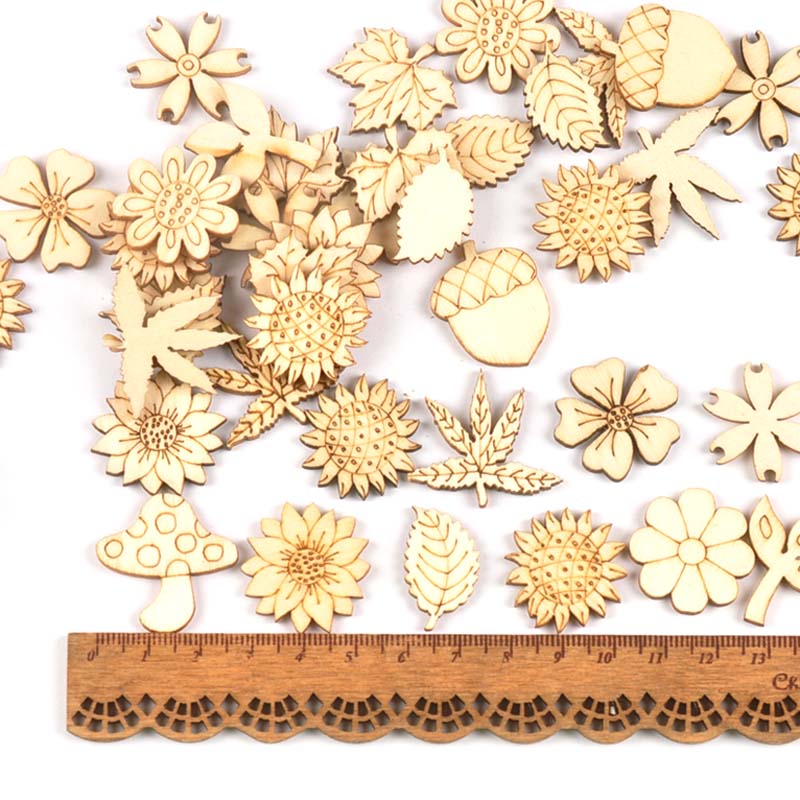 천연 나무 해바라기 잔디 스크랩북 공예품, 가정 장식용 - Craft Embellishment 리뷰 및 가격
