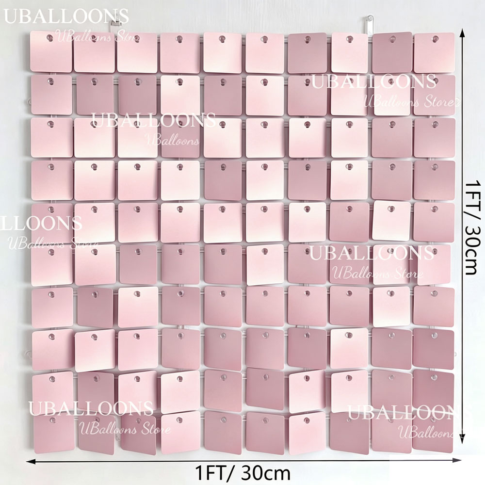 6-24개 매트 로즈 핑크 쉬머 배경 패널, 매트 라이 - Sequin Fabric Panel 리뷰 및 가격