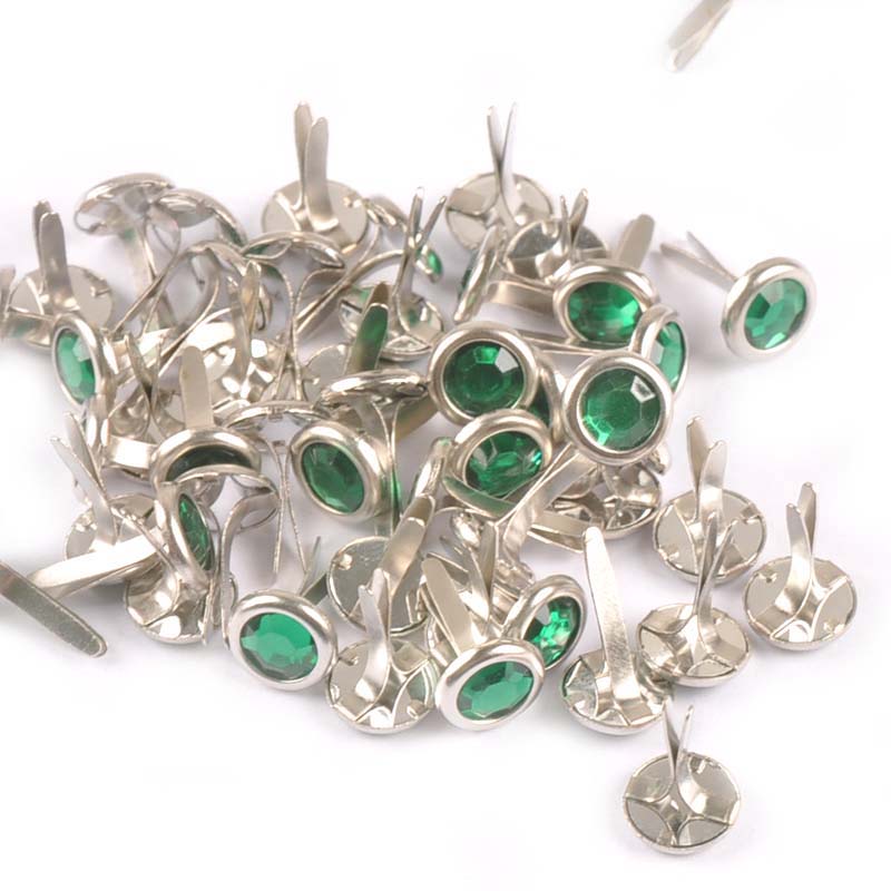 50pcs 8.5X15mm 믹스 라인스톤 브래드 스크랩 - Embellishments For Scrapbooking 리뷰 및 가격