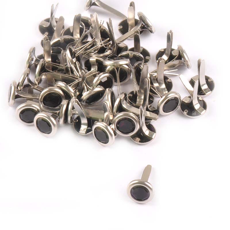 50pcs 8.5X15mm 믹스 라인스톤 브래드 스크랩 - Embellishments For Scrapbooking 리뷰 및 가격