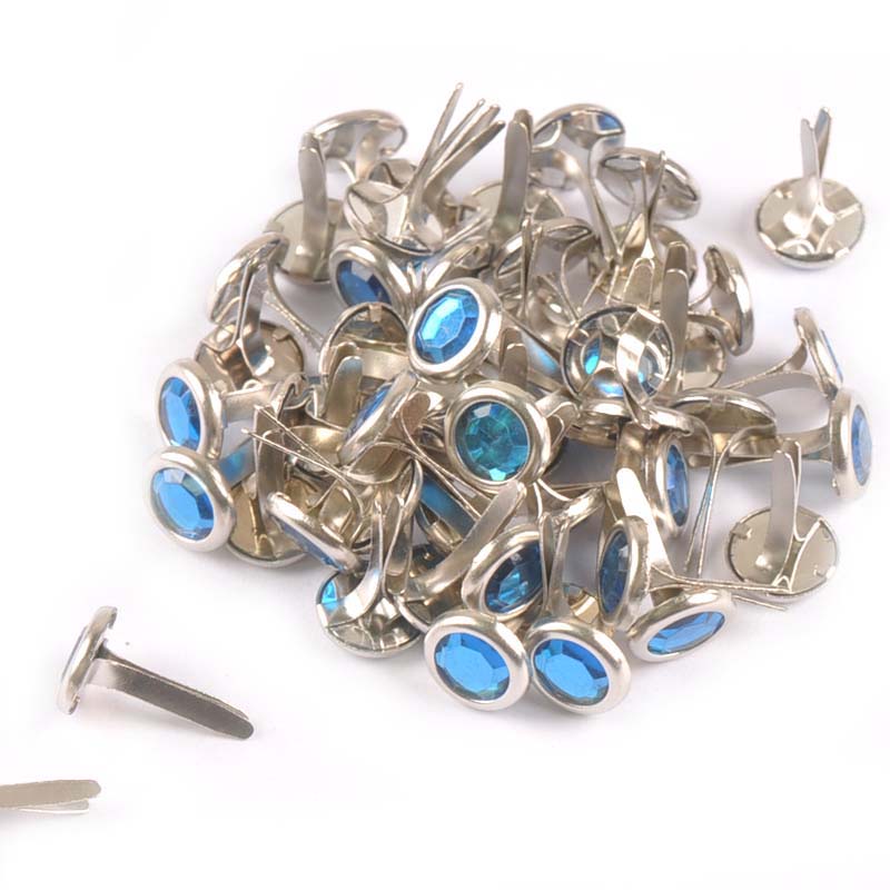 50pcs 8.5X15mm 믹스 라인스톤 브래드 스크랩 - Embellishments For Scrapbooking 리뷰 및 가격