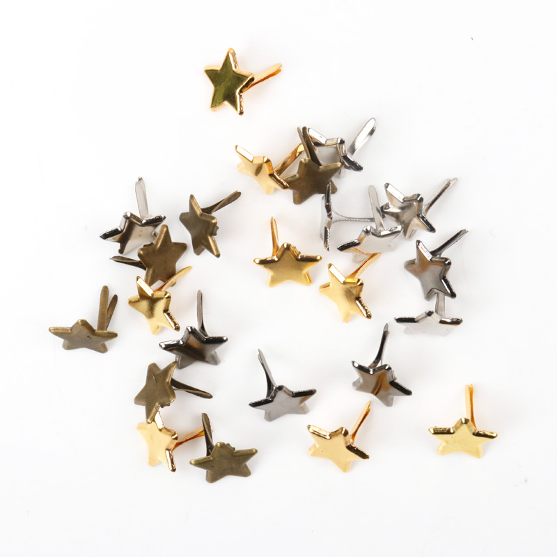 혼합 메탈 스타 브래드 스터드 스파이크 스크랩북 장식  - Embellishments For Scrapbooking 리뷰 및 가격