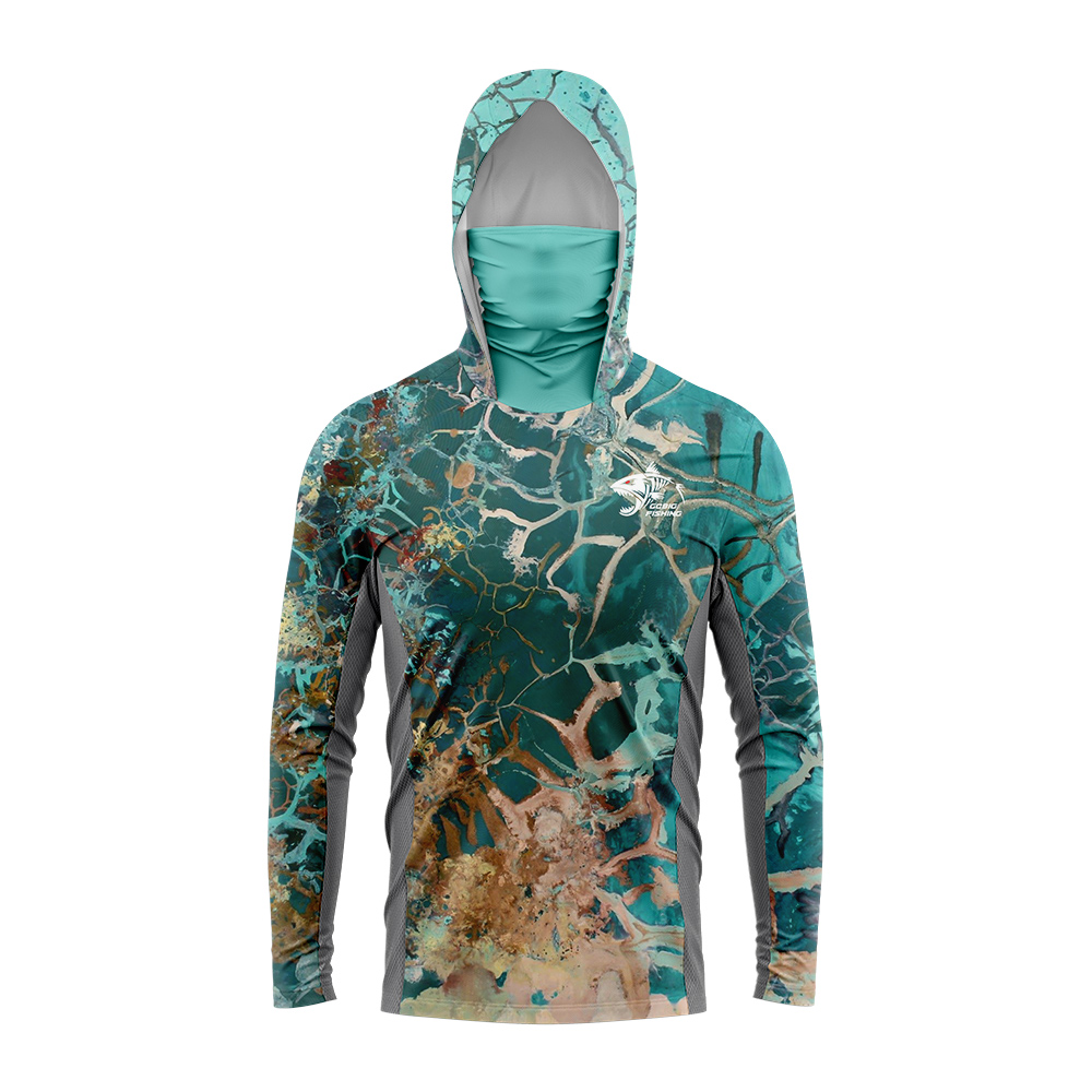 UPF50+ 후드 낚시 셔츠 내장형 페이스 가이터 3D - Embellish Knit 리뷰 및 가격