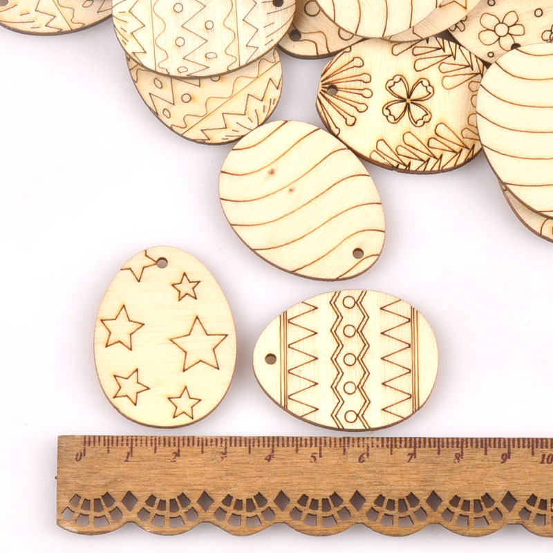 나무 드롭 매달려 장식품에 대 한 25Pcs 혼합 된  - Embellishments For Scrapbooking 리뷰 및 가격