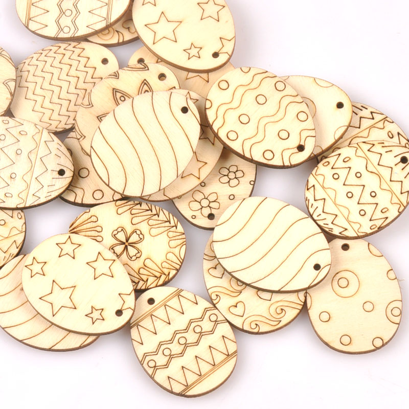 나무 드롭 매달려 장식품에 대 한 25Pcs 혼합 된  - Embellishments For Scrapbooking 리뷰 및 가격