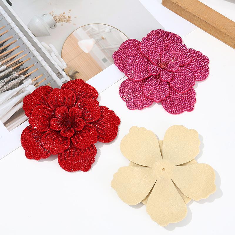 1개입 3D 카멜리아 라인스톤 꽃 패치 DIY 공예 재 - Craft Embellishment 리뷰 및 가격
