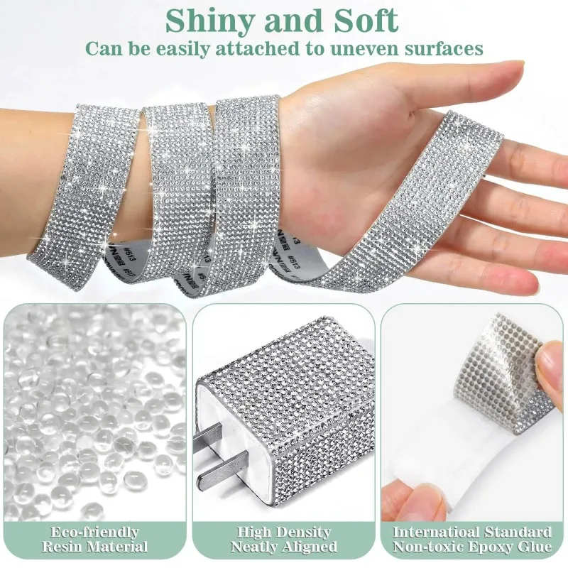 DIY 신발 의류용 자체 접착 스티커, 라인석 반짝이, - Hotfix Rhinestone Sheet 리뷰 및 가격