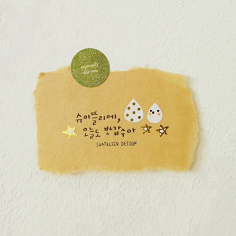 한국 수아텔리에 레인 드롭 스티커 No.1034 스크랩 - Embellishments For Scrapbooking 리뷰 및 가격