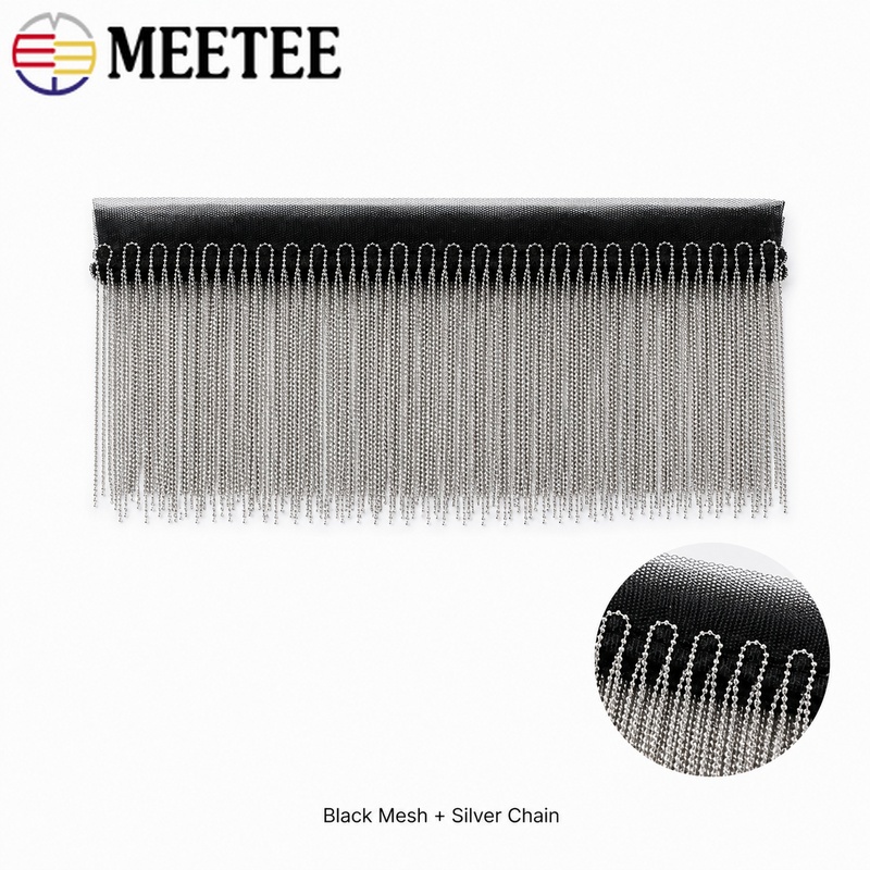 2/5야드 6-15cm 금속 비즈 체인 프린지 트림 드 - Beaded Trim Fringe 리뷰 및 가격