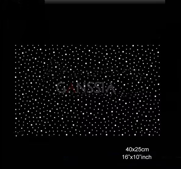 4 개/몫 (40x25cm) 세련된 별 핫픽스 라인 석 - Hotfix Rhinestone Sheet 리뷰 및 가격